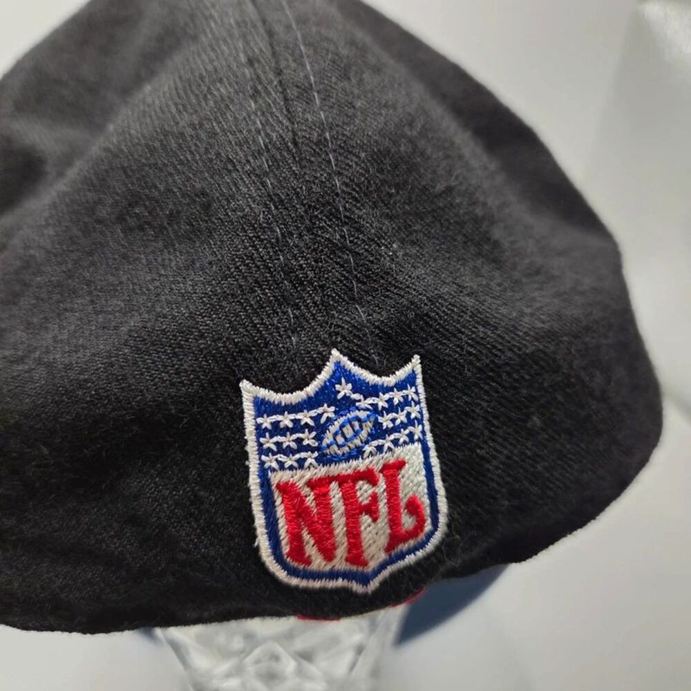 Vintage 90s Nike Team Atlanta Falcons Super Bowl xxxiii Fitted Hat 7 3/4 Sample - Picture 6 of 12